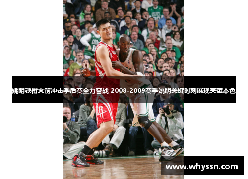 姚明领衔火箭冲击季后赛全力奋战 2008-2009赛季姚明关键时刻展现英雄本色
